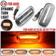 Φλας Led Dynamic για AUDI - 2 Τμχ CRYSTAL
