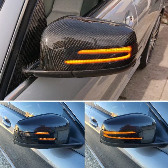 Φλας Led Dynamic για MERCEDES A CLASS / B CLASS - 2 Τμχ SMOKED