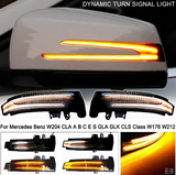 Φλας Led Dynamic για MERCEDES A CLASS / B CLASS - 2 Τμχ SMOKED