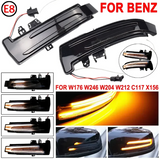 Φλας Led Dynamic για MERCEDES A CLASS / B CLASS - 2 Τμχ SMOKED
