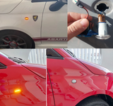 Φλας Led Dynamic για FIAT 500/FORD KA/LANCIA/ALFA ROMEO - 2 Τμχ CRYSTAL