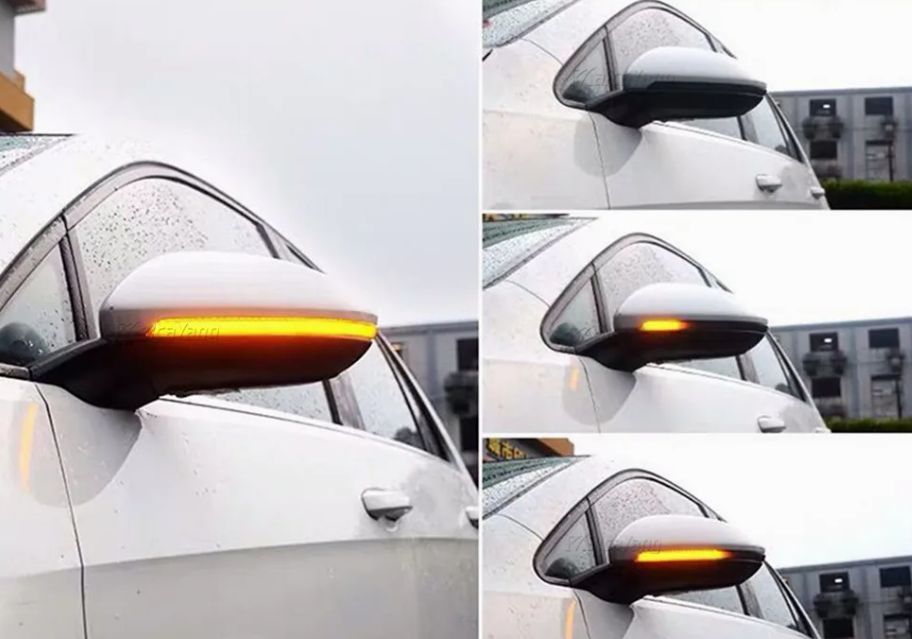 Φλας Led Dynamic για VW GOLF MK7/TOURAN- 2 Τμχ SMOKED