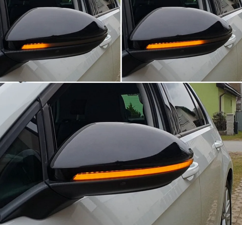 Φλας Led Dynamic για VW GOLF MK7/TOURAN- 2 Τμχ SMOKED