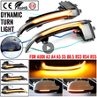 Φλας Led Dynamic για AUDI A3/A4/A5/A6/A8Q3- 2 Τμχ SMOKED