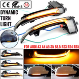 Φλας Led Dynamic για AUDI A3/A4/A5/S5- 2 Τμχ SMOKED