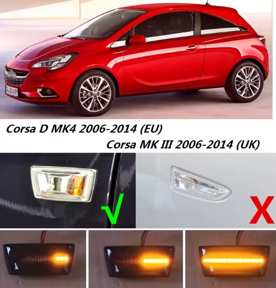 Φλας Led Dynamic για 0PEL-CHEVROLET- 2 Τμχ SMOKED