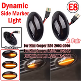 Φλας Led Dynamic για MINI R50/R52/R53- 2 Τμχ SMOKED