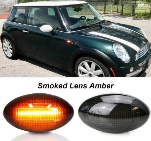 Φλας Led Dynamic για MINI R50/R52/R53- 2 Τμχ SMOKED
