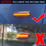 Φλας Led Dynamic για HYUNDAI/KIA- 2 Τμχ SMOKED