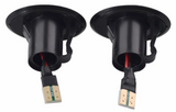 Φλας Led Dynamic για FIAT 500/FORD KA/LANCIA/ALFA ROMEO 4C- 2 Τμχ SMOKED