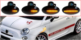 Φλας Led Dynamic για FIAT 500/FORD KA/LANCIA/ALFA ROMEO 4C- 2 Τμχ SMOKED