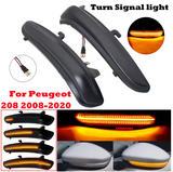 Φλας Led Dynamic για PEUGEOT/CITROEN/OPEL- 2 Τμχ SMOKED