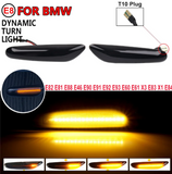 Φλας Led Dynamic για BMW- 2 Τμχ SMOKED