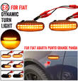 Φλας Led Dynamic για FIAT/PEUGEOT/CITROEN- 2 Τμχ SMOKED