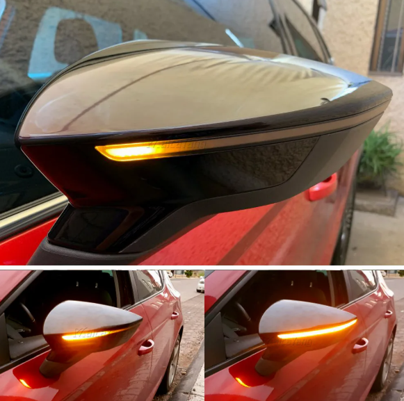Φλας Dynamic Led για SEAT LEON MK3/IBIZA MK5 -2τμχ SMOKED