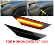 Φλας led για Honda civic 10th 2016-  SMOKED 2τμχ