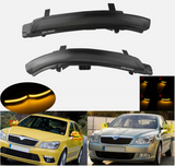Φλας Led για Skoda Octavia 5 / Superb 2τμχ SMOKED