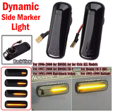 Φλας Led Dynamic για Honda- 2 Τμχ-SMOKED