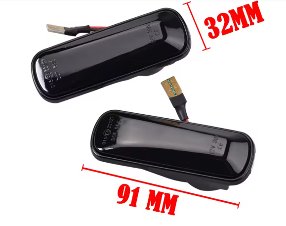 Φλας Led Dynamic για Honda- 2 Τμχ-SMOKED