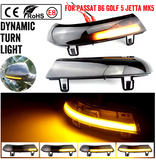 Φλας Dynamic Led για GOLF V/PASSAT/SUPERB -2 τμχ SMOKED