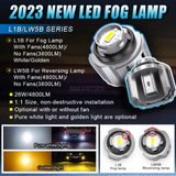 MAXGTRS L1B LED Λάμπες προβολέα Ομίχλης για TOYOTA / HONDA / DAIHATSU – 6000K Λευκό Φως | 4800lm