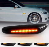 Φλας Led Dynamic για BMW- 2 Τμχ SMOKED