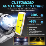 MAXGTRS L1B LED Λάμπες προβολέα Ομίχλης για TOYOTA / HONDA / DAIHATSU – 6000K Λευκό Φως | 4800lm