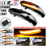 Φλας Led Dynamic για Mercedes Benz C W203/W211/S203/CL203- 2 Τμχ SMOKED