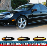 Φλας Led Dynamic για Mercedes Benz C W203/W211/S203/CL203- 2 Τμχ SMOKED