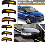 Φλας Led Dynamic για Mazda CX-7/ 5 /  8 MPV- 2 Τμχ SMOKED