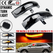 Φλας Led Dynamic για Mazda CX-7/ 5 /  8 MPV- 2 Τμχ SMOKED