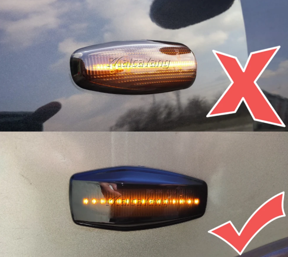 Φλας Led Dynamic για HYUNDAI GETZ / ELANTRA / TUCSON /COUPE / MATRIX- 2 Τμχ SMOKED