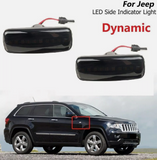 Φλας Led Dynamic για JEEP / CHRYSLER / DODGE- 2 Τμχ SMOKED