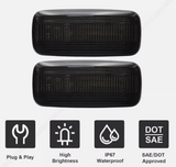 Φλας Led Dynamic για JEEP / CHRYSLER / DODGE- 2 Τμχ SMOKED
