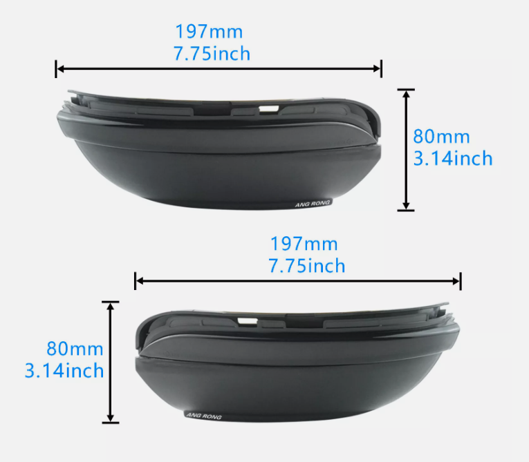 Φλας Led Dynamic για VW SCIROCCO/PASSAT/BEETLE/EOS/JETTA/CC- 2 Τμχ SMOKED