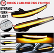 Φλας Led Dynamic για MERCEDES C/S CLASS W205/W222/GLC/W213- 2 Τμχ SMOKED