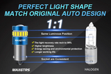 Λάμπες MAXTRS led T10 BAX9S / H6W CANBUS– 10W /400Lm/ΛΕΥΚΟ 6000K-2τμχ
