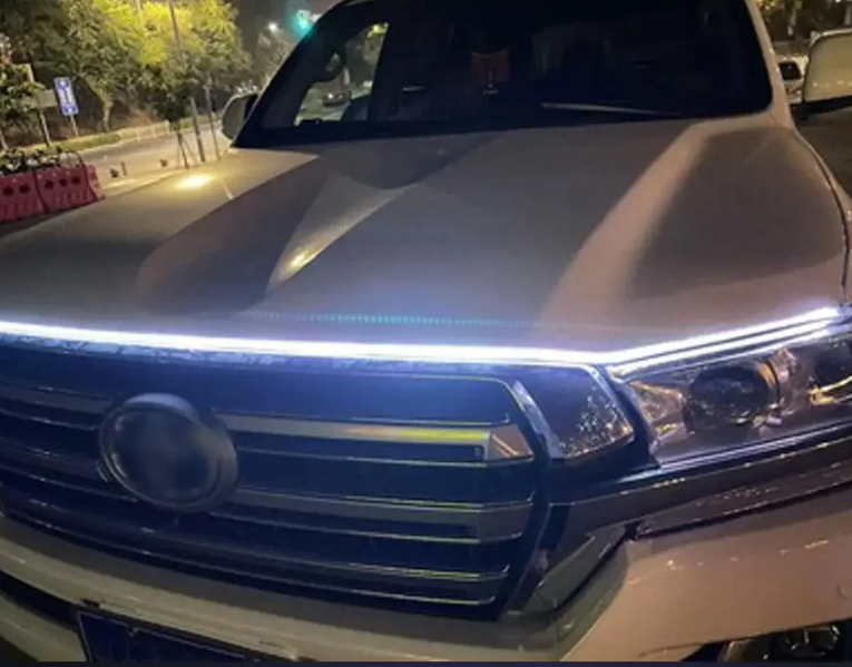 Δυναμική LED Λωρίδα Φωτισμού DRL Αυτοκινήτου 150cm –Φωτα Ημέρας με Εφέ Σάρωσης-ΛΕΥΚΟ  6000Κ