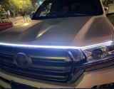 Δυναμική LED Λωρίδα Φωτισμού DRL Αυτοκινήτου 150cm –Φωτα Ημέρας με Εφέ Σάρωσης-ΛΕΥΚΟ  6000Κ