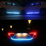 Δυναμική LED Λωρίδα Φωτισμού DRL Αυτοκινήτου 150cm –Φωτα Ημέρας με Εφέ Σάρωσης-ΛΕΥΚΟ  6000Κ
