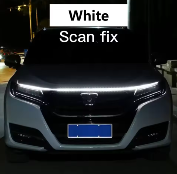 Δυναμική LED Λωρίδα Φωτισμού DRL Αυτοκινήτου 150cm –Φωτα Ημέρας με Εφέ Σάρωσης-ΛΕΥΚΟ  6000Κ