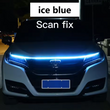 Δυναμική LED Λωρίδα Φωτισμού DRL Αυτοκινήτου 150cm –Φωτα Ημέρας με Εφέ Σάρωσης-ΜΠΛΕ ΠΑΓΟΥ 8000Κ