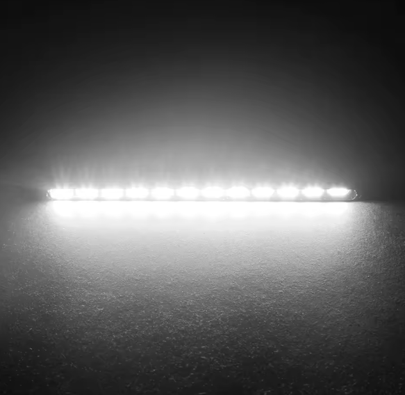 LED DRL LED 12V – Αδιάβροχη Λωρίδα Φωτισμού Ημερήσιας Λειτουργίας Αυτοκινήτου με Αλουμινένιο Σώμα – Λευκό Φως 6000K/2τμχ