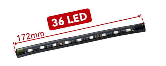 LED RGB Φωτισμός Ambient Light Kit Μέσω app & Μουσική Λειτουργία – 12V-Universal
