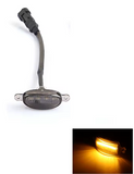 LED Φώτα Γρίλιας Αυτοκινήτου DRL- 12V – Universal, Πορτοκαλί , Αδιάβροχα, 4 Τμχ