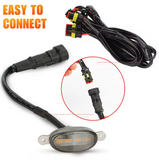 LED Φώτα Γρίλιας Αυτοκινήτου DRL- 12V – Universal, Λευκο , Αδιάβροχα, 6 Τμχ