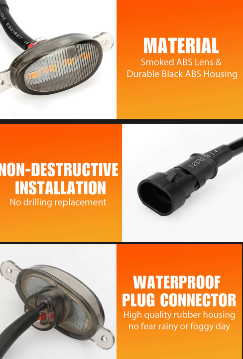 LED Φώτα Γρίλιας Αυτοκινήτου DRL- 12V – Universal, Λευκο , Αδιάβροχα, 6 Τμχ