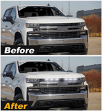 LED Φώτα Γρίλιας Αυτοκινήτου DRL- 12V – Universal, Λευκο , Αδιάβροχα, 6 Τμχ
