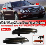Φλας Led Dynamic για MERCEDES W211 / W221 / W216 / W219- 2 Τμχ SMOKED
