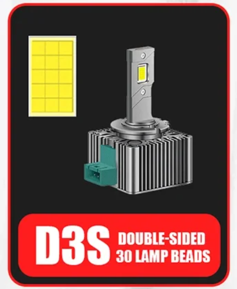 LED Conversion Kit D3S - 70W - 24000LM CANBUS – Αντικατάσταση HID Xenon D3S - 6000K